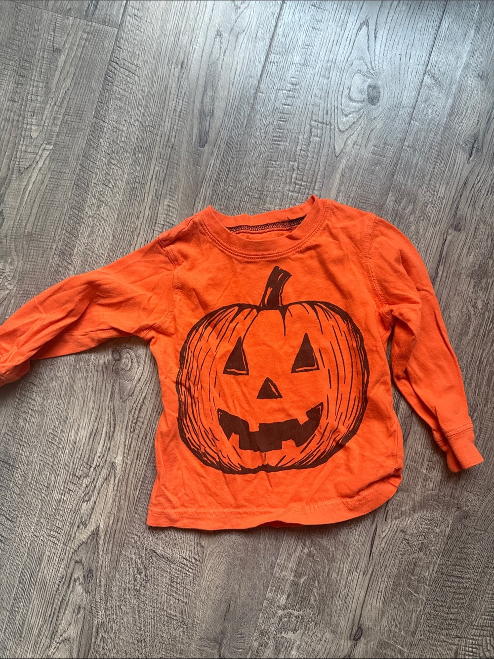 Carter's Orange Halloween Pumpkin Tee
